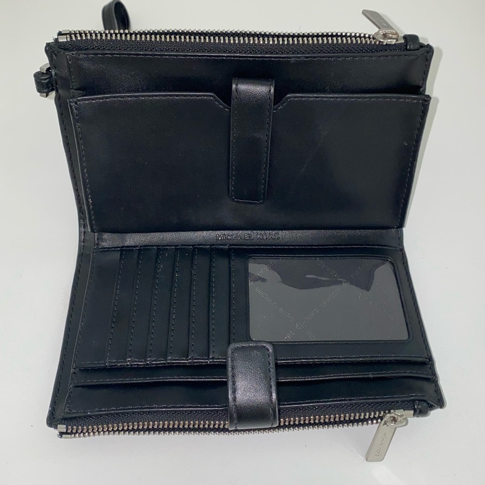 Black Adele Logo Smartphone Wallet Michael Kors - image 3